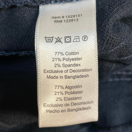 Jachs Men's Blue Mid Rise Slim Fit Straight Leg Stretch Denim Jeans Size 36x34