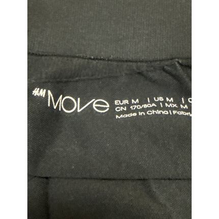H&M Move Women's Black Yoga Workout Athletic Activewear Shaping Biker Shorts M