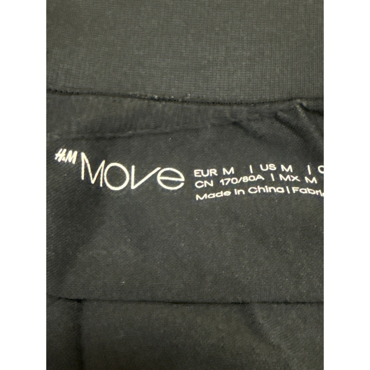 H&M Move Women's Black Yoga Workout Athletic Activewear Shaping Biker Shorts M