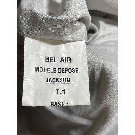 Bel Air Jackson Women's Silver Metallic High Waisted Pencil Mini Skirt Size S/M
