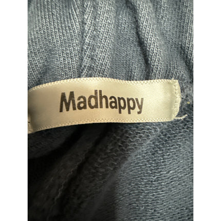 Madhappy Women's Navy Blue High Rise Embroidered Tapered Jogger Sweat Pants XS