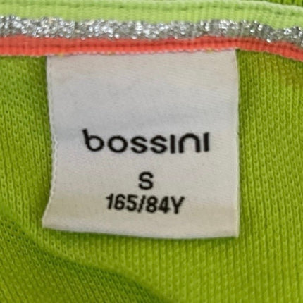 Bossini Green Cotton Logo Collared Casual Golf Short Sleeve Polo Shirt Size S