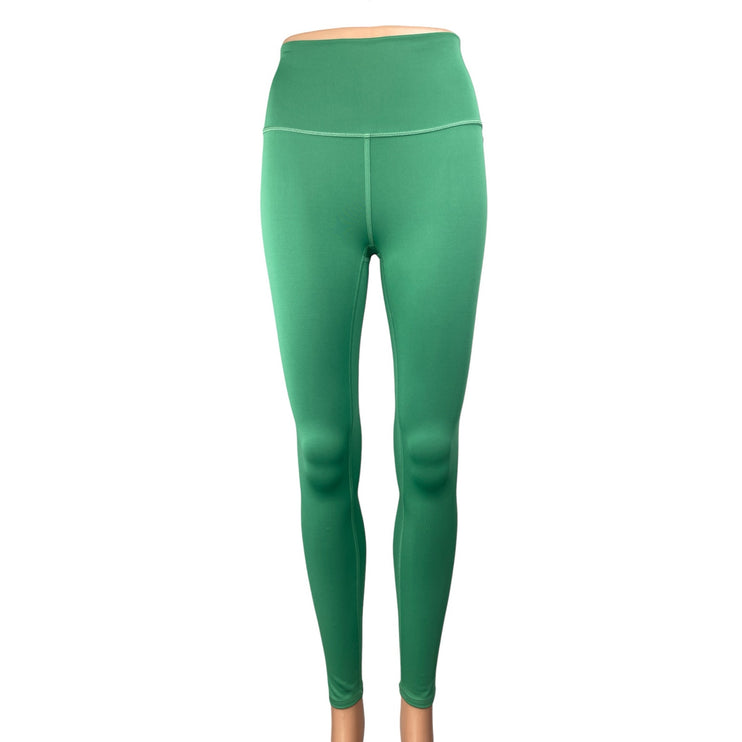 Alo Yoga Green Mid Rise Athletic Yoga Activewear Leggings Trouser Pants Size XS