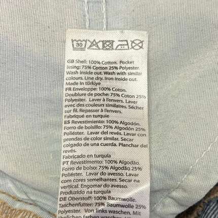 NA-KD Women's Blue High Waisted Medium Wash Casual Straight Denim Jeans Size 34