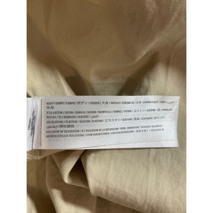 Abercrombie & Fitch Beige Sleeveless Mini Ruffle Flounce Tank A-Line Dress Sz M