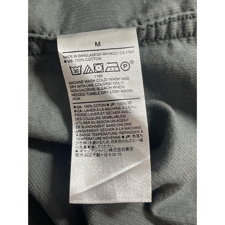 Banana Republic Men's Black Long Sleeve Slim Fit Button Down Shirt Top Size M