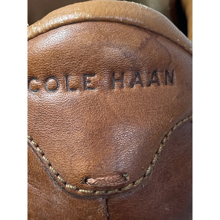 Cole Haan GrandPro Brown Leather Round Toe Lace Up Tennis Sneakers Shoes Sz 10M