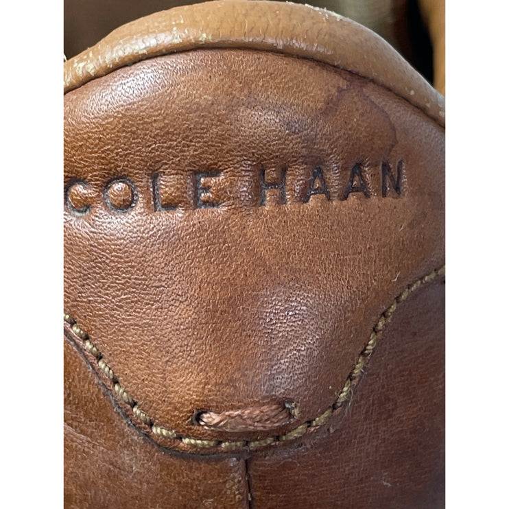 Cole Haan GrandPro Brown Leather Round Toe Lace Up Tennis Sneakers Shoes Sz 10M