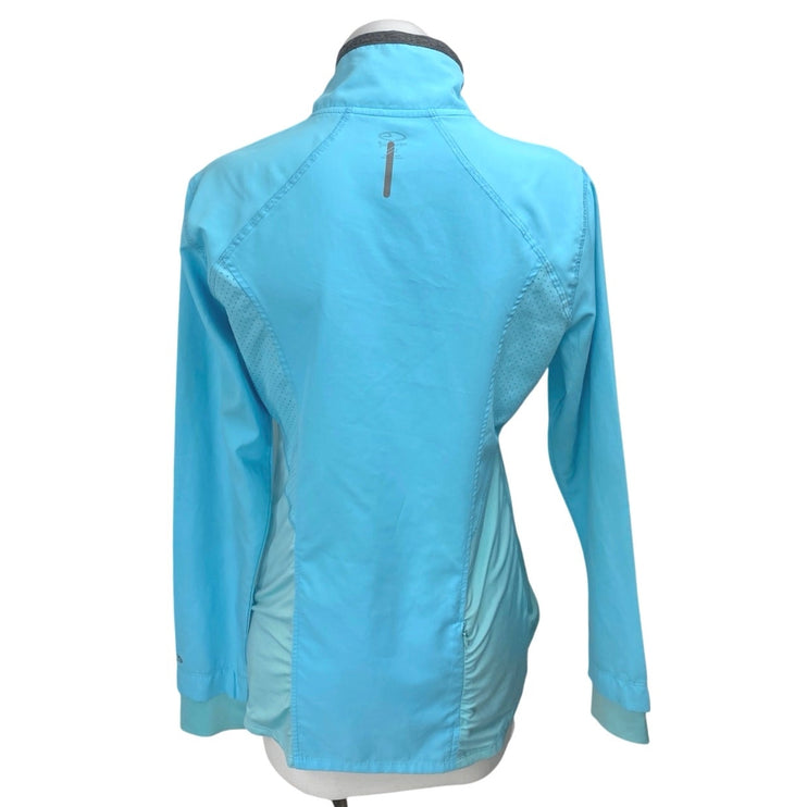 Champion Women Blue Long Sleeve High Neck Full Zip Utility Outdoor Jacket Size M