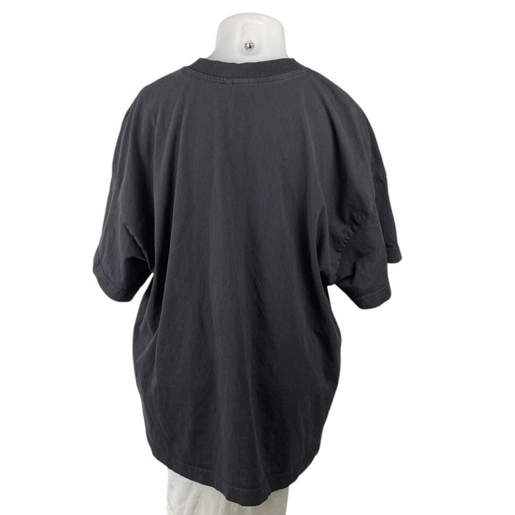 H&M UCLA 1919 Oversized Black Graphic Short Sleeve Baggy Boxy Tee T-Shirt Top XL
