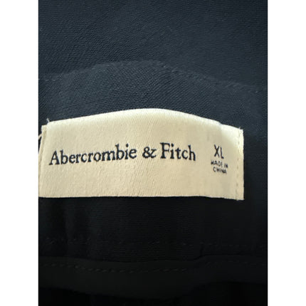NEW Abercrombie & Fitch Women's Black High Waisted Trousers Dress Pants Size XL