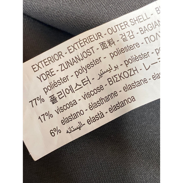 Stradivarius Women's Gray Pinstriped V Neck Button Down Vest Crop Top Size M