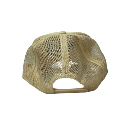 Nissun Unisex Beige Angel Embroidery Mesh Back Snapback Trucker Cap Hat OS