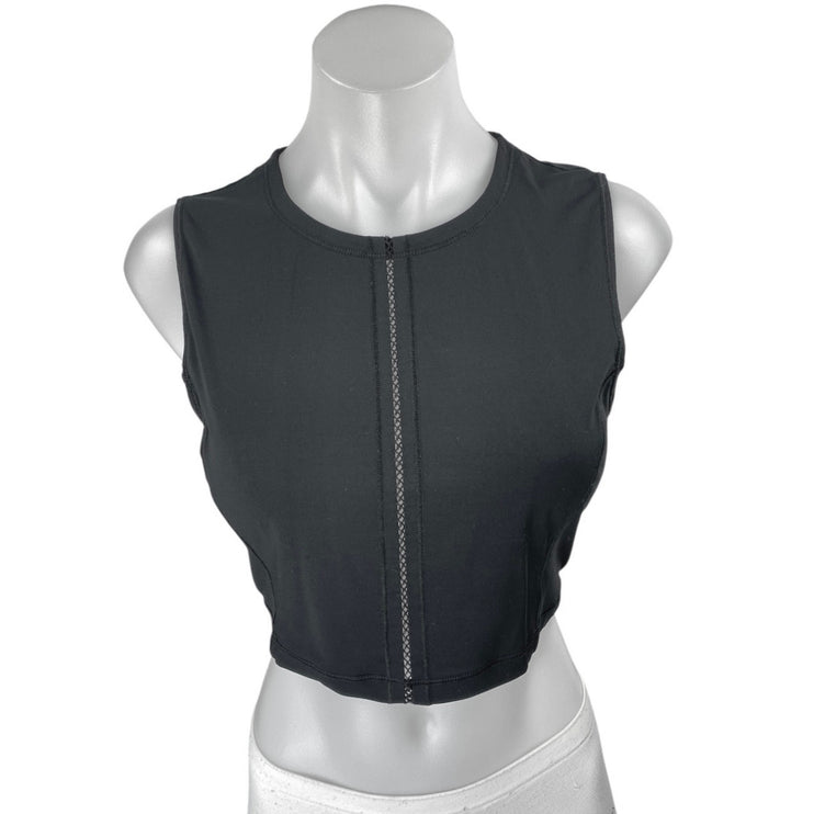 Lululemon Sculpt It Women's Black Sleeveless Activewear Fitness Crop Tank Top 6