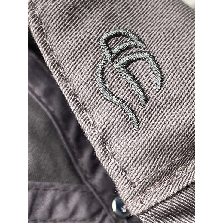 Outdoor Car Women's Gray Embroidered Snail Adjustable Baseball Cap Hat One Size