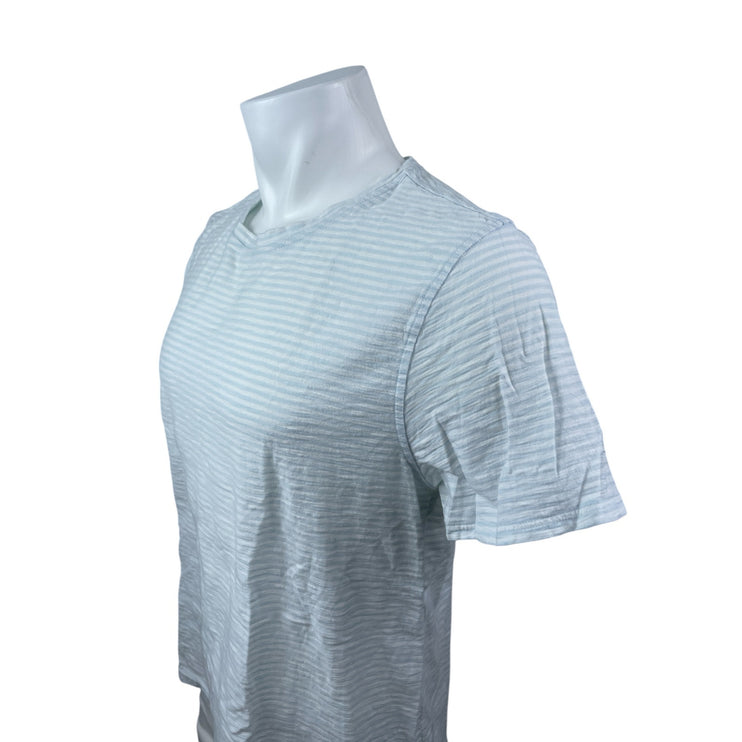 7 For All Mankind Men's Stripe Crew Neck Short Sleeve Basic Tee T-Shirt Top Sz M