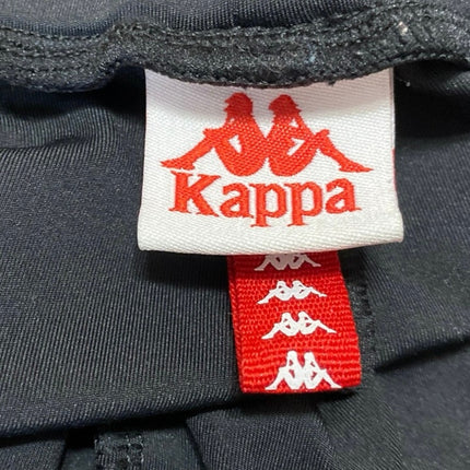 Kappa Women's Black High Waisted Athletic Workout Running Biker Shorts Size M
