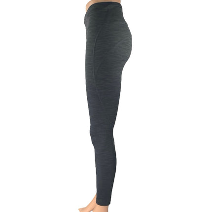 Outdoor Voices Women's Black Heathered Cropped Athletic Leggings Pants Size S