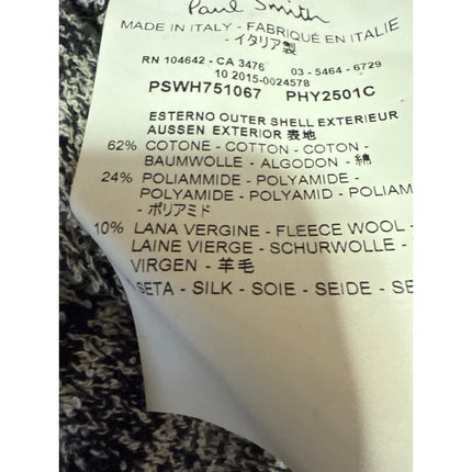 Paul Smith Gray Silk Wool Knit Short Sleeve Midi Maxi A-Line Sweater Dress Sz S