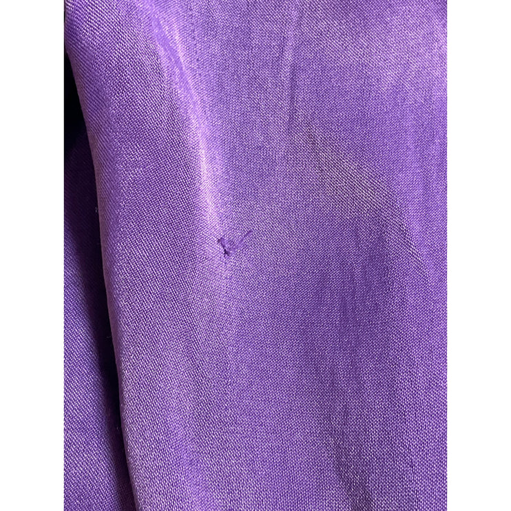 Zara Women's Purple High Rise Pleated Palazzo Wide Leg Trousers Dress Pants Sz M
