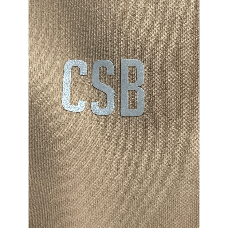 CSB x IM Women's Tan Cinch Yoga Workout Running Athletic Leggings Pants Size S