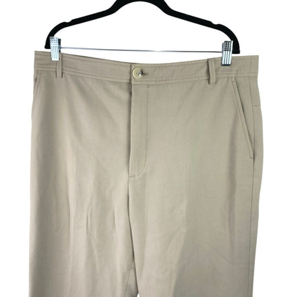 Zara Women's Beige Khaki Tan High Waisted Wide Leg Trousers Pants Size XXL