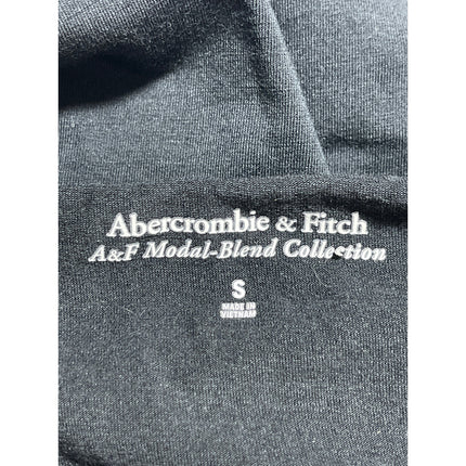 Abercrombie & Fitch Black Long Sleeve Corset Bustier Thong Bodysuit Top Size S