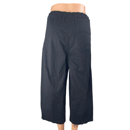 Good Girls Club Women's Gray High Rise Elastic Waist Wide Leg Trousers Pants 2