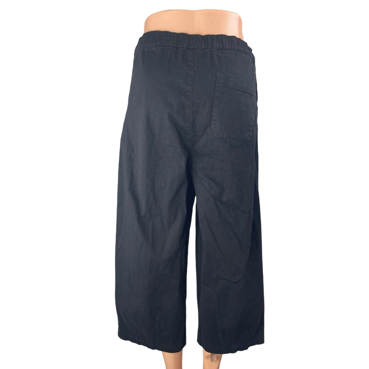 Good Girls Club Women's Gray High Rise Elastic Waist Wide Leg Trousers Pants 2