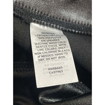 NEW BP. Women's Black Faux Leather Vegan High Waisted Leggings Pants Size L