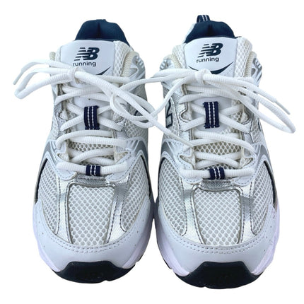 New Balance 530 Men's White Silver Lace Up Activewear Running Sneakers Shoes 6.5