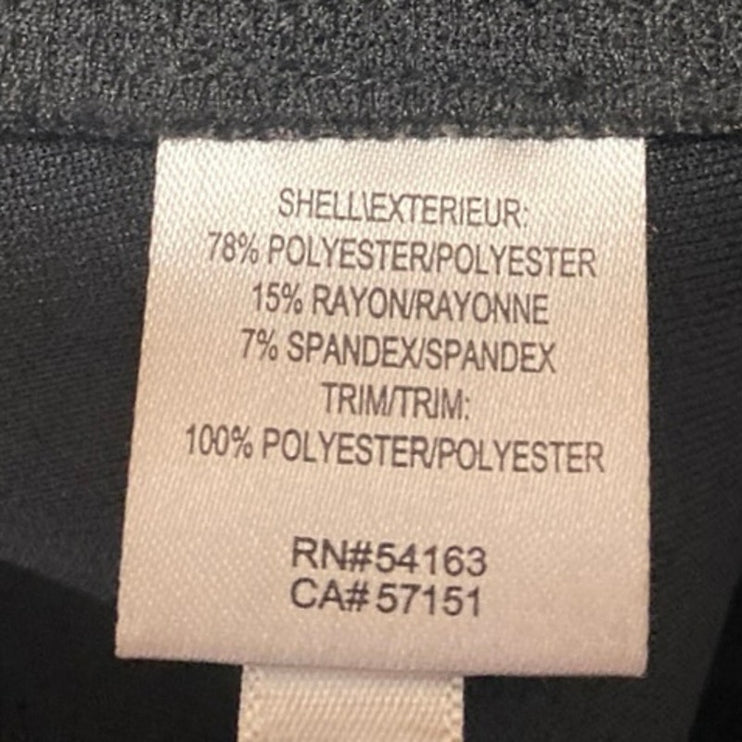 Andrew Marc Gray Sleeveless Scuba Slim Fit Zipper Mini Shift Tank Dress Size 8