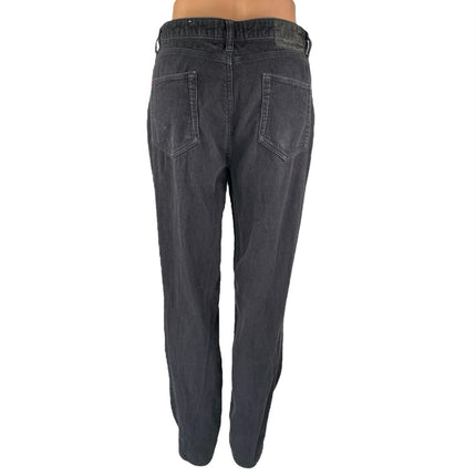Urban Outfitters BDG Women's Black Corduroy High Rise Tapered Pants Size 28