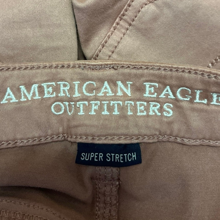 American Eagle Outfitters Pink Skinny Low Rise Super Stretch Jegging Pants Sz 2