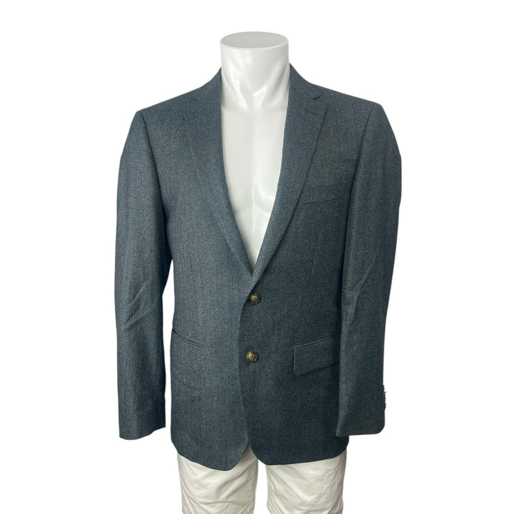 Indochino Men's Dark Gray Blazer Sport Coat Trousers Suit Jacket 2 Piece Set