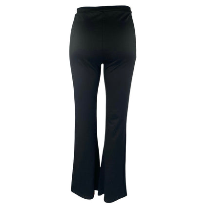 Edikted Women's Black Cinched Ruched Flared Bootcut Bell Bottom Trousers Pants S