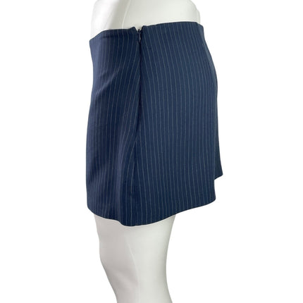NEW Abercrombie & Fitch Women's Navy Blue High Waist Mini Skirt Skort Size XL