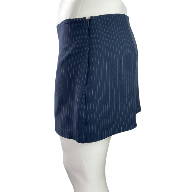 NEW Abercrombie & Fitch Women's Navy Blue High Waist Mini Skirt Skort Size XL