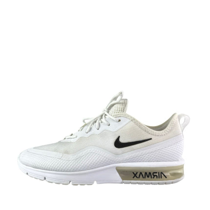 Nike Air Max Sequent 4.5 White Black Women's White Black Sneakers Shoes 9.5