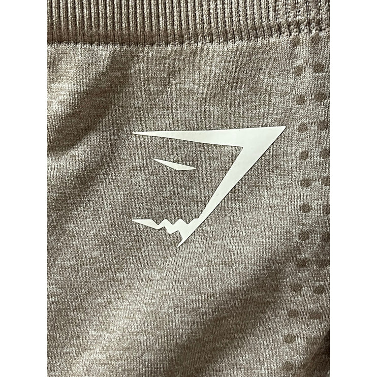 Gymshark Women's Gray High Rise Yoga Workout Running Athletic Biker Shorts S/M