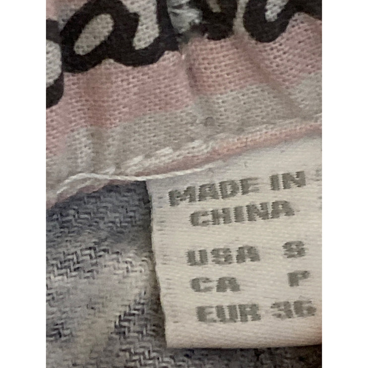 P.J. Salvage Game Day Gray Football Graphic Flannel Sleepwear Pajama Pants Sz S