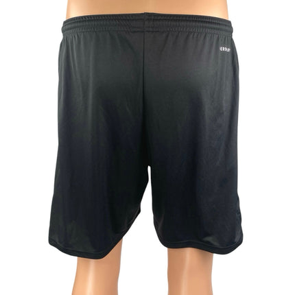 Adidas Men's Black white Logo 3-Stripes Running Workout Athletic Shorts Size M