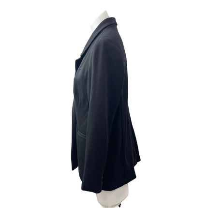 Old Navy Women's Black Long Sleeve Notch Lapel Blazer Suit Coat Jacket Size S