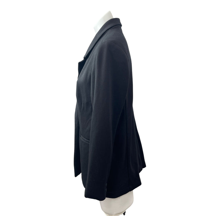 Old Navy Women's Black Long Sleeve Notch Lapel Blazer Suit Coat Jacket Size S