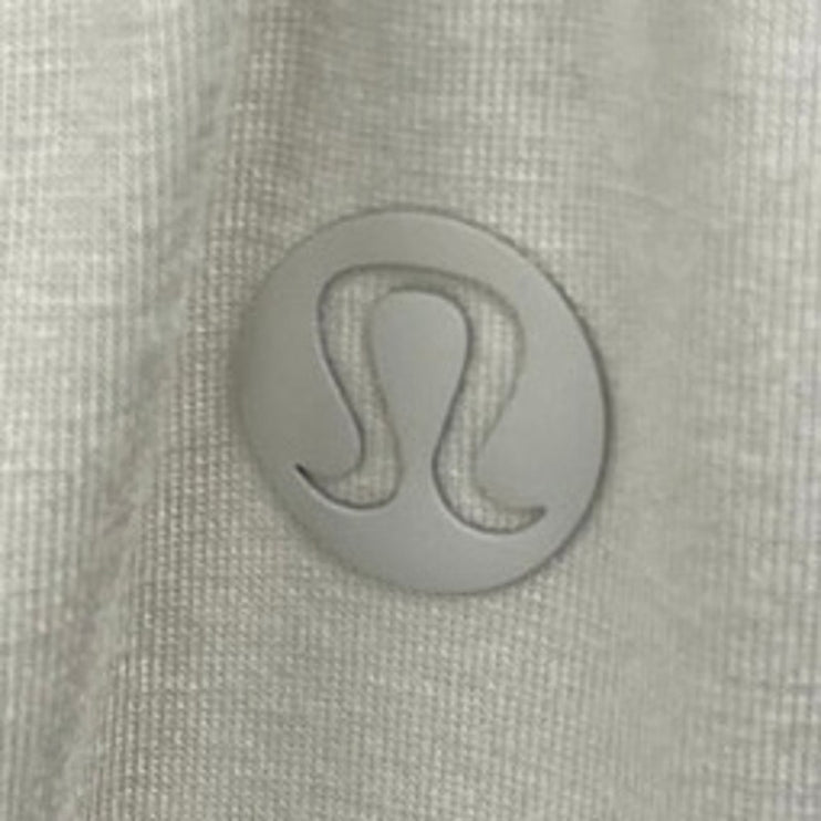 Lululemon Women's White Sleeveless Split Back Workout Athletic Tank Top Size 8