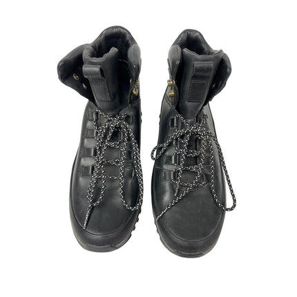 Cole Haan Zero Grand Explore Black Leather Lace Up Round Toe Hiking Boots Sz 10