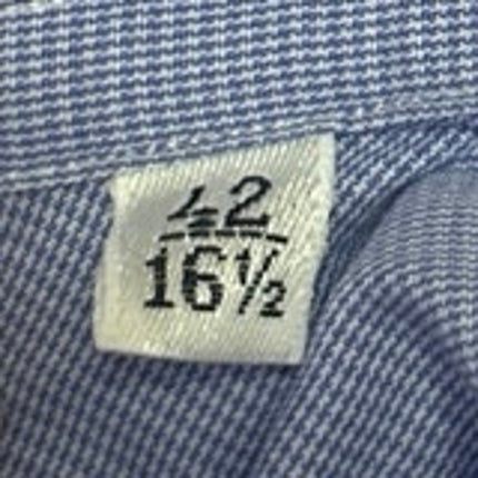 M Bardelli Milano Men's Blue Long Sleeve Button Down Dress Shirt Top Size 42