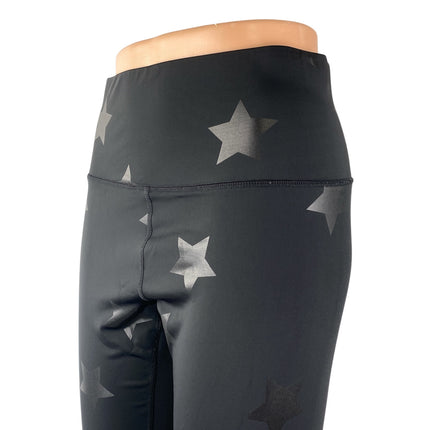 Terez Women's Black Star Starry Yoga Workout Running Athletic Leggings Pants M