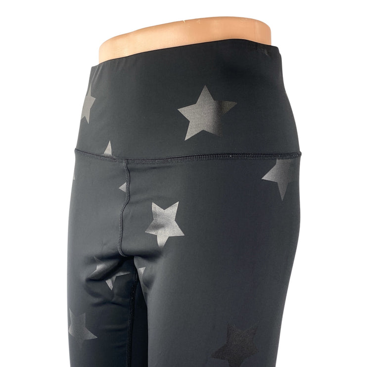 Terez Women's Black Star Starry Yoga Workout Running Athletic Leggings Pants M