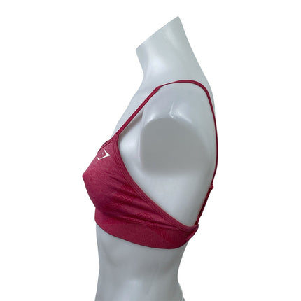 Gymshark Vital Pink & Green Workout Active Bundle Lot of 2 Sports Bra Tank Top S
